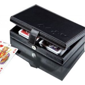 zestaw kart Piatnik w pudełku z ekoskóry